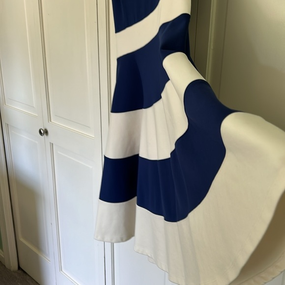 Felicity & Coco Navy and White Dress - Size Small - Picture 2 of 8